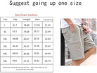 Pantalones cortos casuales para hombre, hechos de 100 %, con bolsillos con cremallera y una cintura ajustable con cordón|B0GGHC2X35